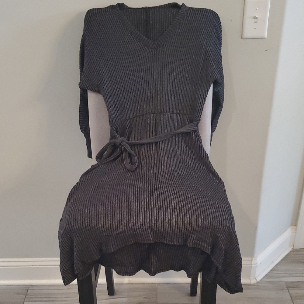 Fraiche by J Black Ribbed Sweater Dress